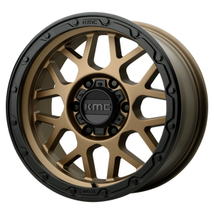 18x8.5  KMC Wheels KM535 Grenade Off-Road Matte Bronze Matte Black Lip 35  offset  64.1  hub