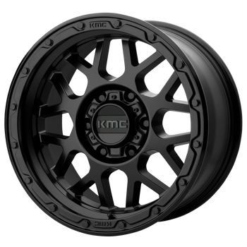 18x8.5  KMC Wheels KM535 Grenade Off-Road Matte Black 0  offset  124.2  hub