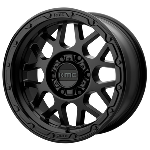 20x9  KMC Wheels KM535 Grenade Off-Road Matte Black 18  offset  71.5  hub