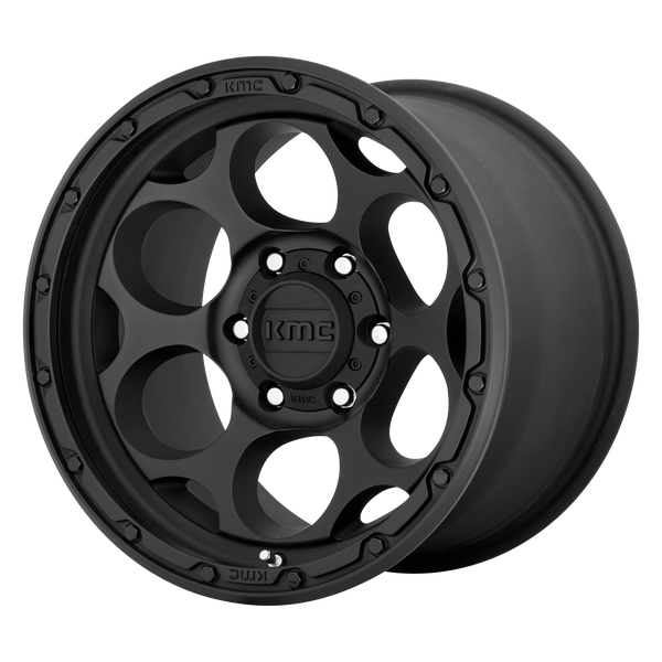 20x9  KMC Wheels KM541 Dirty Harry Textured Black 0  offset  106.25  hub