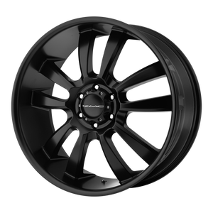 18x8  KMC Wheels KM673 Skitch Satin Black 15  offset  66.9  hub