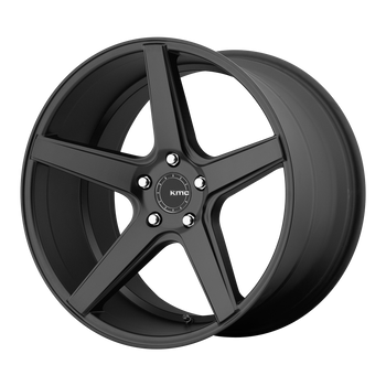 22x9  KMC Wheels KM685 District Satin Black 20  offset  72.6  hub