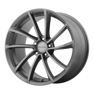 19x9.5  KMC Wheels KM691 Spin Gun Metal 35  offset  72.6  hub