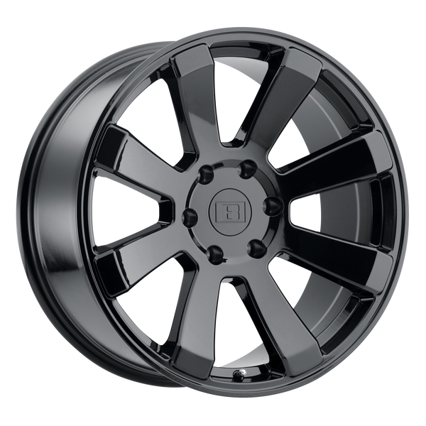 20x9  Level 8 Wheels Enforcer Gloss Black 9  offset  110.1  hub