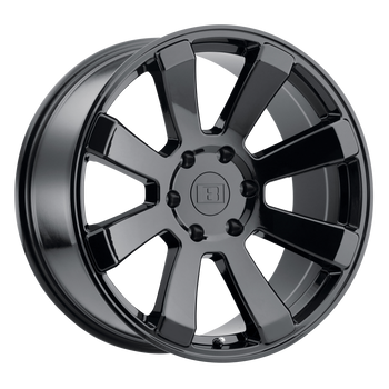 20x9  Level 8 Wheels Enforcer Gloss Black 9  offset  110.1  hub