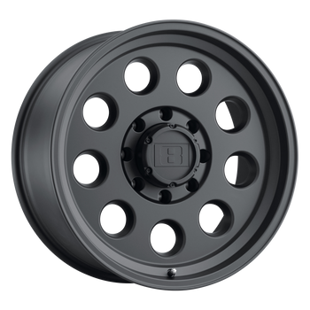 20x9  Level 8 Wheels Hauler Matte Black 12  offset  110.1  hub