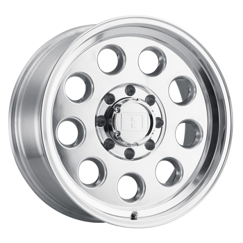 16x8.5  Level 8 Wheels Hauler Polished -25  offset  112.1  hub