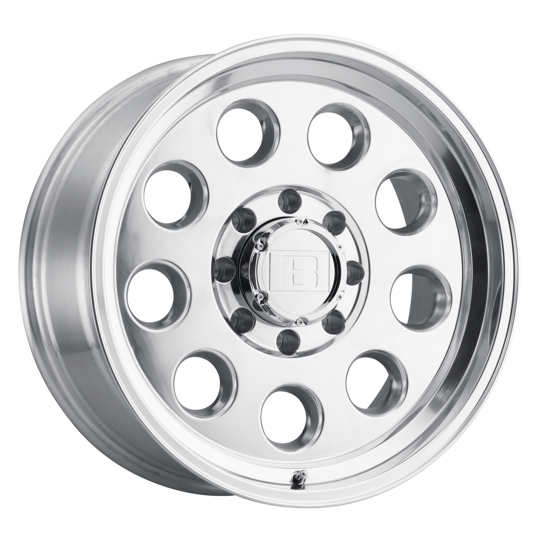 20x9  Level 8 Wheels Hauler Polished 0  offset  125.1  hub