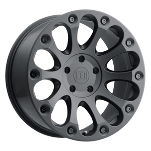 20x9  Level 8 Wheels Impact Matte Black -24  offset  71.5  hub