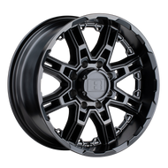 20x10  Level 8 Wheels Slingshot Matte Black -23  offset  125.1  hub