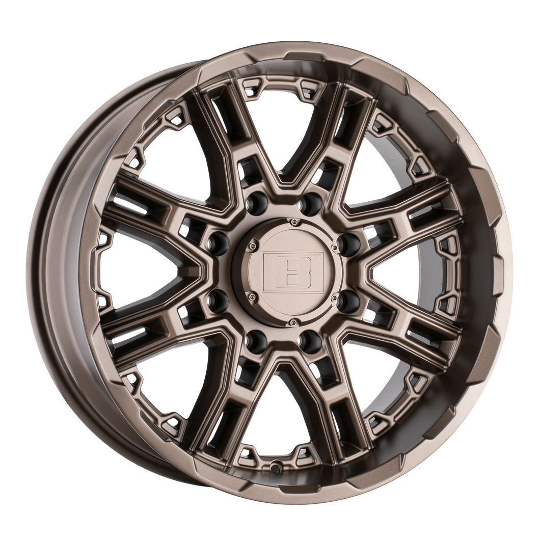 20x9  Level 8 Wheels Slingshot Matte Bronze 0  offset  125.1  hub