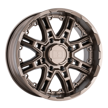 20x9  Level 8 Wheels Slingshot Matte Bronze 0  offset  125.1  hub