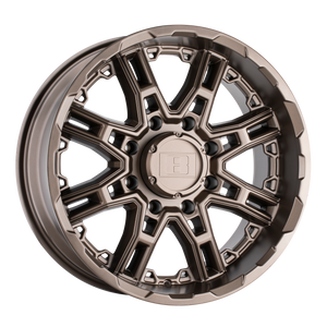 17x8.5  Level 8 Wheels Slingshot Matte Bronze -10  offset  108  hub