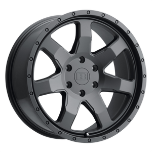 17x8.5  Level 8 Wheels Slam Matte Black -24  offset  87.1  hub