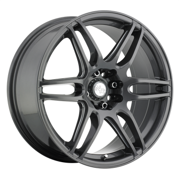 18x8 5x108/5x114.3 Niche Wheels M105 Nr6 Matte Gun Metal 40 offset 72.56 hub