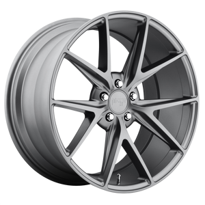 19x9.5 5x114.3 Niche Wheels M116 Misano Matte Gun Metal 35 offset 72.56 hub