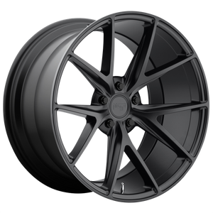 18x9.5 5x120 Niche Wheels M117 Misano Matte Black 40 offset 72.56 hub