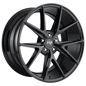 20x9 5x120 Niche Wheels M119 Misano Gloss Black 35 offset 72.56 hub