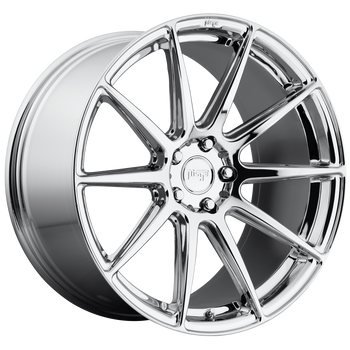 19x8.5 5x120 Niche Wheels M148 Essen Chrome Plated 35 offset 72.56 hub