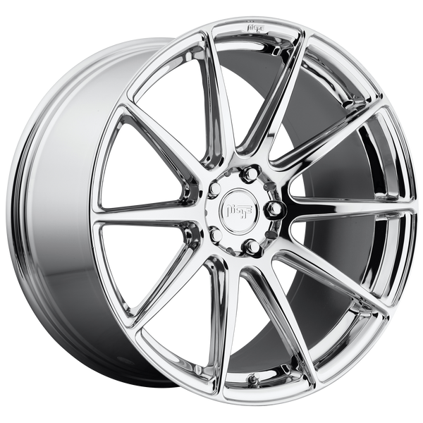 20x9 5x114.3 Niche Wheels M148 Essen Chrome Plated 35 offset 72.56 hub