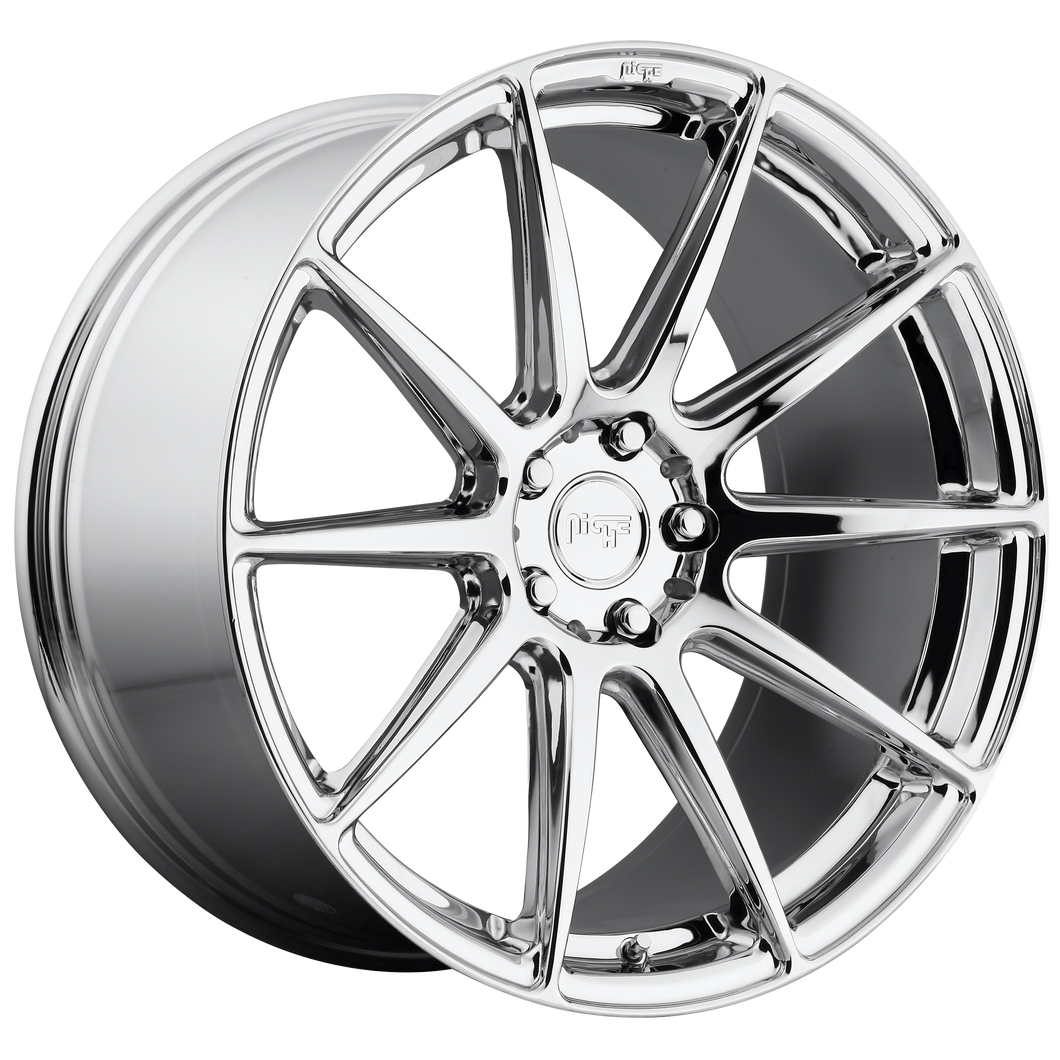 20x9 5x120 Niche Wheels M148 Essen Chrome Plated 35 offset 72.56 hub