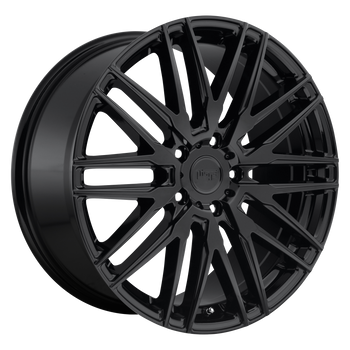 22x9 5x114.3 Niche Wheels M164 Anzio Gloss Black 38 offset 72.56 hub