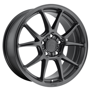 17x8 5x112 Niche Wheels M174 Messina Matte Black 40 offset 66.56 hub