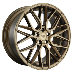 20x10.5 5x112 Niche Wheels M191 Gamma Matte Bronze 27 offset 66.56 hub