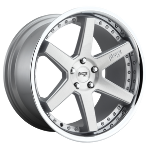 20x9 5x114.3 Niche Wheels M193 Altair Gloss Silver 35 offset 72.56 hub