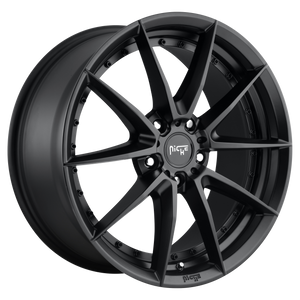 19x8.5 5x112 Niche Wheels M196 Sector Matte Black 42 offset 66.56 hub