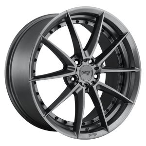 20x9 5x114.3 Niche Wheels M197 Sector Gloss Anthracite 35 offset 72.56 hub