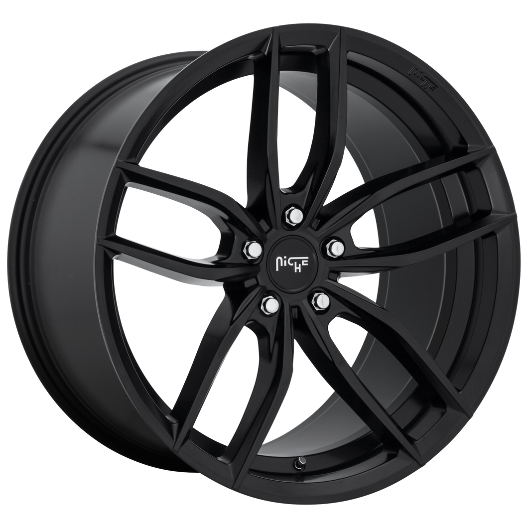 20x11 5x112 Niche Wheels M203 Vosso Matte Black 35 offset 66.56 hub