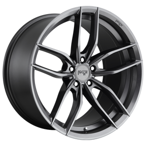 19x9.5 5x112 Niche Wheels M204 Vosso Matte Anthracite 38 offset 66.56 hub