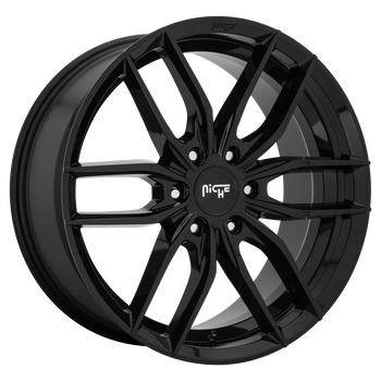 20x9 6x135 Niche Wheels M209 Vosso Gloss Black 20 offset 87.1 hub