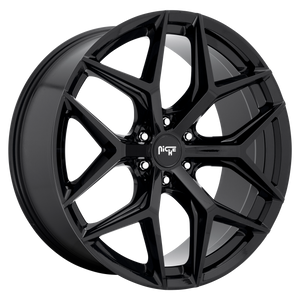 22x9.5 6x120 Niche Wheels M231 Vice SUV Gloss Black 30 offset 67.06 hub