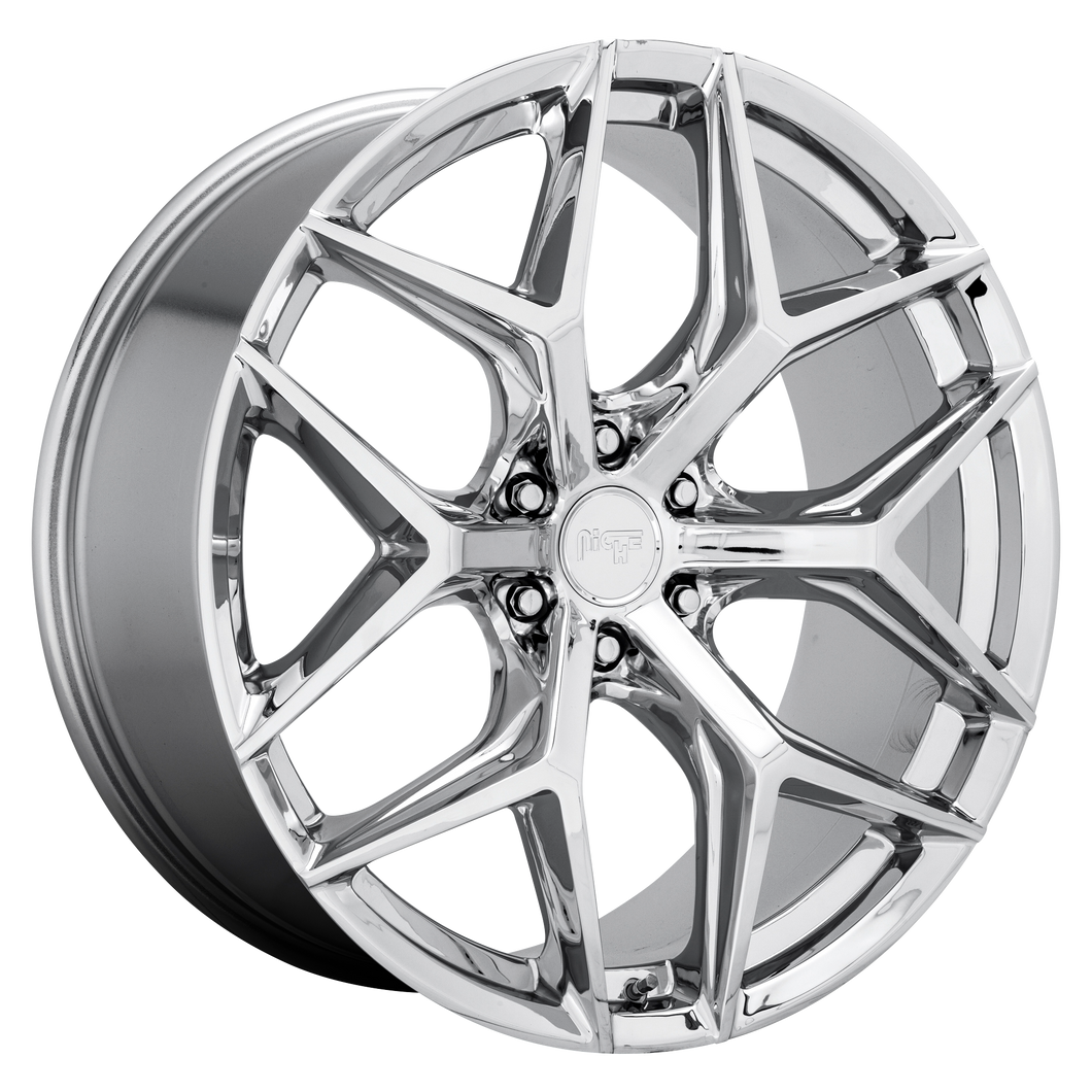 24x10 6x139.7 Niche Wheels M234 Vice SUV Chrome Plated 30 offset 106.1 hub