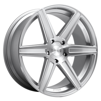 22x9.5 6x139.7 Niche Wheels M235 Carina Gloss Silver Brushed 20 offset 106.1 hub