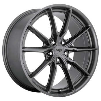 20x9 5x120 Niche Wheels M239 Rainier Matte Anthracite 35 offset 72.56 hub