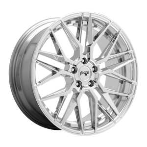 20x9 5x112 Niche Wheels M249 Gamma Chrome 38 offset 66.56 hub