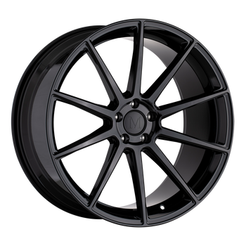 19x9.5 5x112 Mandrus Wheels Klass Gloss Black 39 offset 66.56 hub