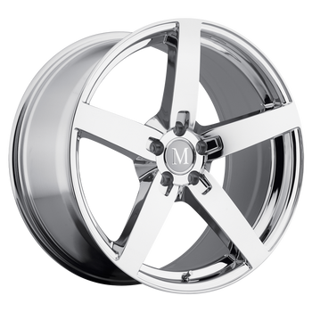 17x8 5x112 Mandrus Wheels Arrow Chrome 32 offset 66.56 hub