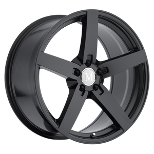 18x8.5 5x112 Mandrus Wheels Arrow Matte Black 25 offset 66.56 hub