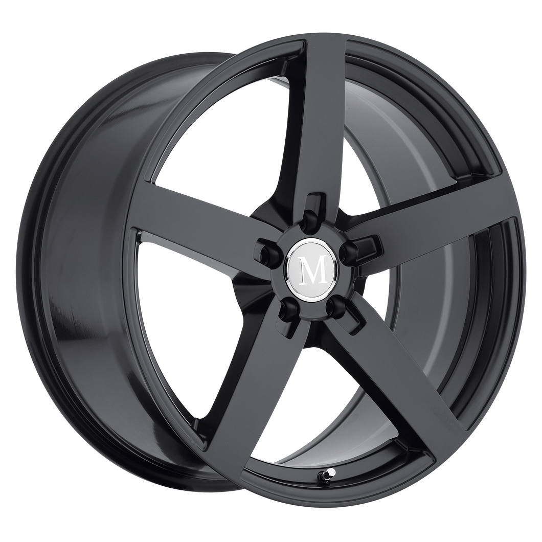 18x8.5 5x112 Mandrus Wheels Arrow Matte Black 25 offset 66.56 hub