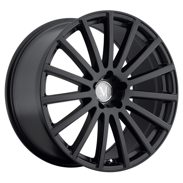 18x8.5 5x112 Mandrus Wheels Rotec Matte Black 25 offset 66.56 hub