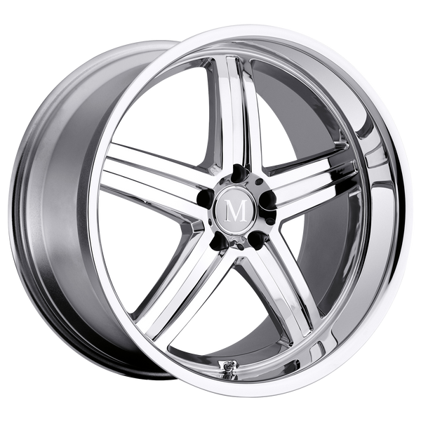 20x10 5x112 Mandrus Wheels Mannheim Chrome 42 offset 66.56 hub