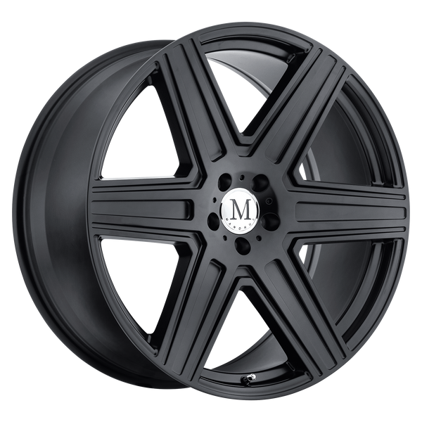 18x9.5 5x112 Mandrus Wheels Atlas Matte Black 35 offset 66.56 hub