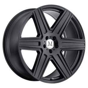 18x9.5 5x112 Mandrus Wheels Atlas Matte Black 25 offset 66.56 hub