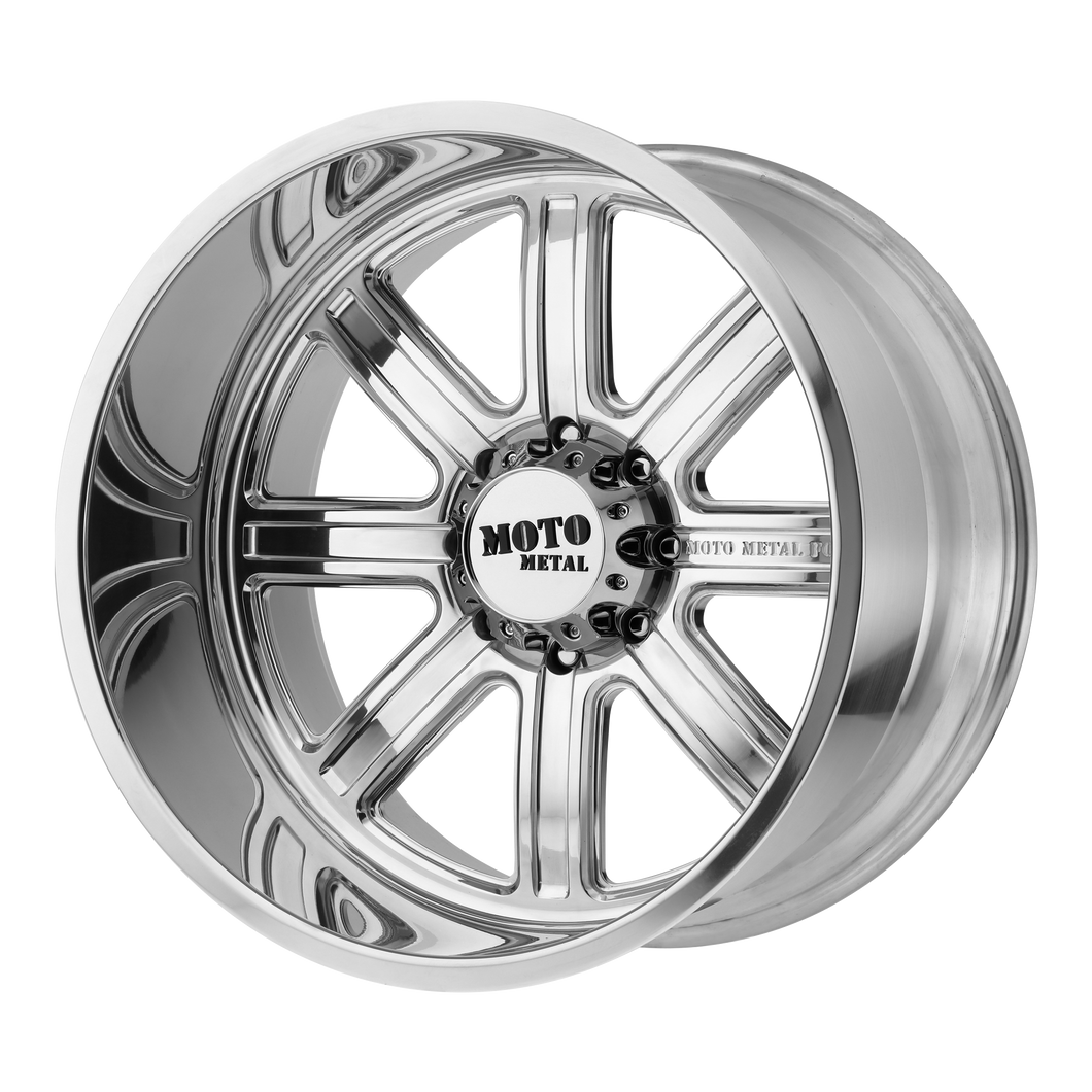 22x12 Blank Moto Metal Offroad Wheels MO402 Polished -44  offset  78.3  hub