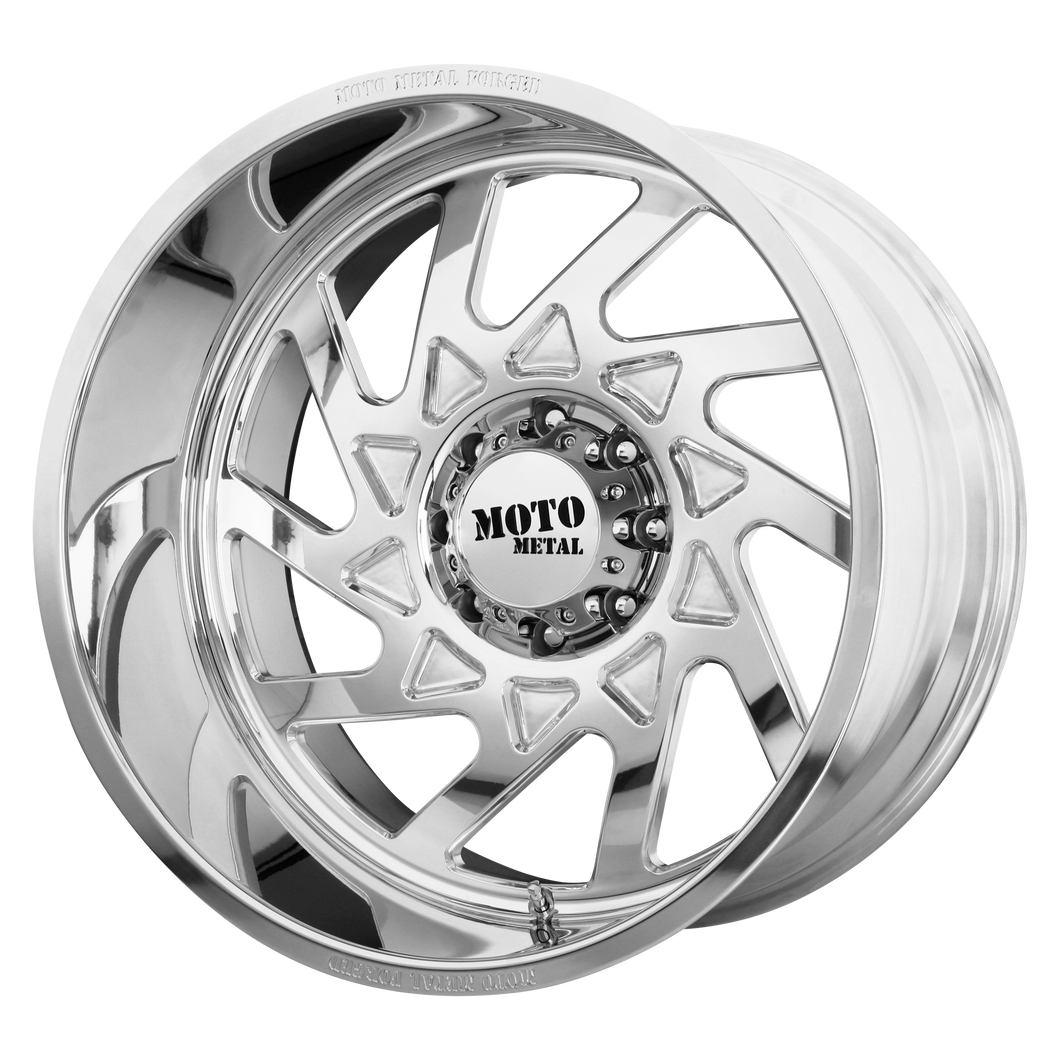 24x12 Blank Moto Metal Offroad Wheels MO403 Polished -44  offset  78.3  hub