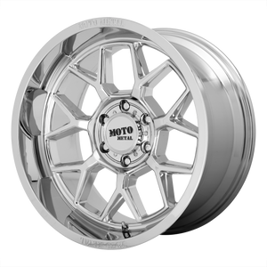 20x10 8x165.1 Moto Metal Offroad Wheels MO803 Banshee Chrome -18  offset  125.1  hub